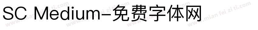 SC Medium字体转换